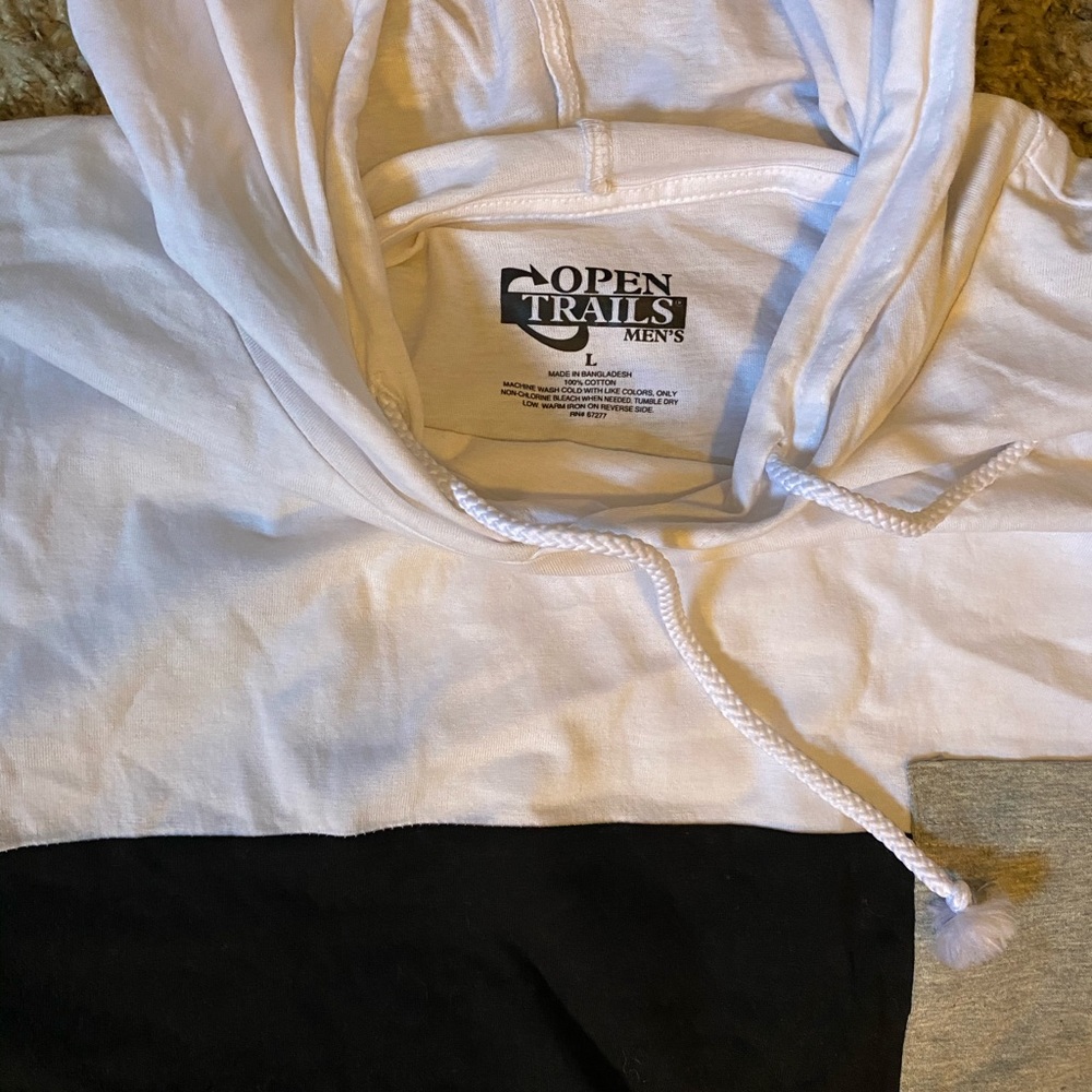 Hooded Color Block Tee - Picture 3 of 3